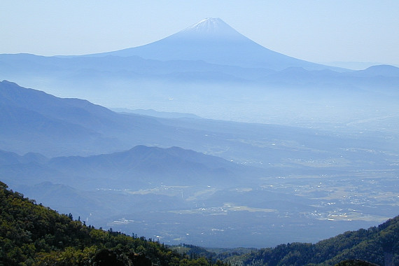 八ヶ岳・中岳のコル2001.9.24